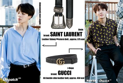 bts gucci belt jhope|bts j hope outfit.